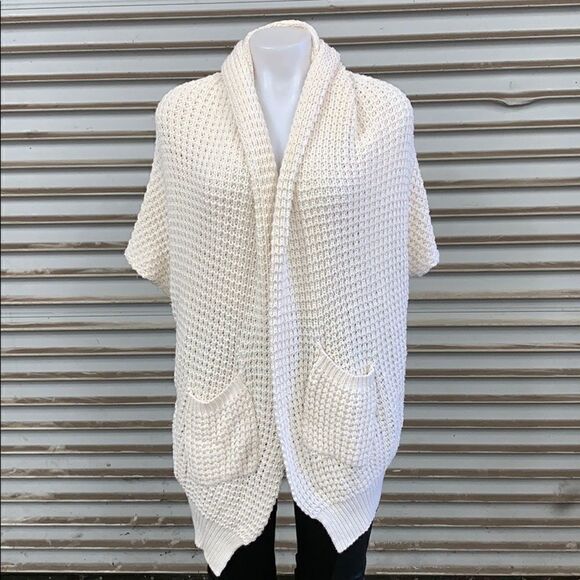 Gap size large chunky knit open front cardigan - Picture 3 of 8